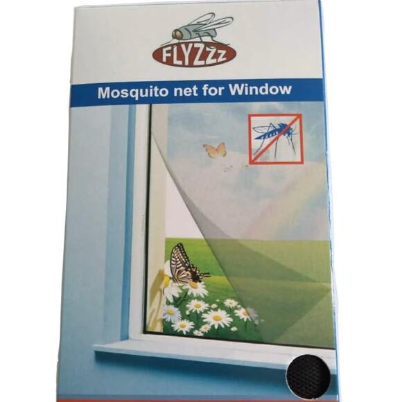 DIY Self-adhesive Window Screen Netting Mesh Curtain, (5 Packs, Black) - Picture 1 of 8